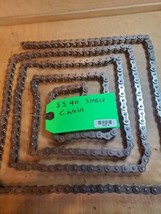 Stainless Steel 40SS Roller Chain 10FT Long IN STOCK USA READY TO SHIP - £60.98 GBP