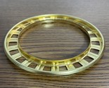 Brass replacement Plain Ring Shade Holder kerosene oil lamp 4.25” Out 3-... - $6.85