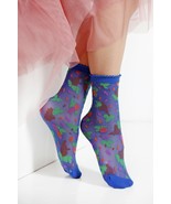 BestSockDrawer MICOL sheer blue socks for women - £7.78 GBP