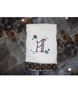 Personalized Initial Burp Cloth Diaper Letter &quot;A&quot; NEW - $31.40 CAD