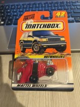 MatchBox in Blister Pack - Series 6 - #42 - Rotwheeler - Red - £6.99 GBP