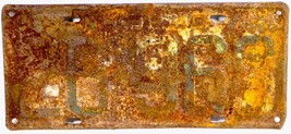 New Hampshire License Plate 1938 and Rusty Beyond Words; Live Free or Rust! - £20.01 GBP