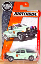 2016 Matchbox 61/125 MBX Heroic Rescue &#39;15 DODGE RAM 1500 POLICE Pale Green w6Sp - £15.25 GBP