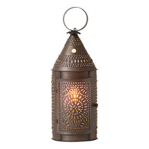 Irvins Country Tinware 17-Inch Hand Punched and Signed by Irvin Lantern - $128.65
