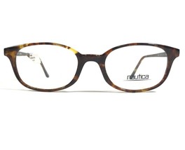Nautica N8005 209 Eyeglasses Frames Tortoise Square Full Rim Horn Rim 50-19-145 - £33.27 GBP