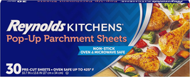 Kitchens Pop-Up Parchment Paper Sheets, 30 Count, Fits Standard Baking Pans - $10.67