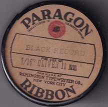 Vintage Paragon Typewriter Ribbon Tin Still Full Remington Typewriter Co - $20.36 CAD