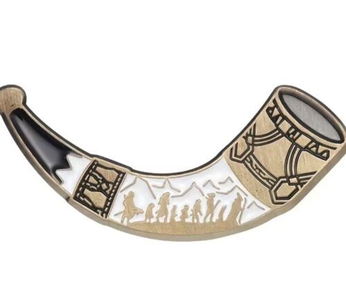 The Lord of The Rings Fellowship Enamel Pin Badge The Horn of Gondor Brooch - $5.50