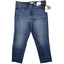 Jessica Simpson spotlight high rise slim straight lived-in vintage jeans 33 - £15.87 GBP