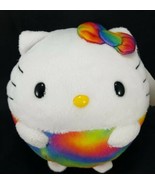 Hello kitty Beanie Ballz Rainbow Plush Stuffed Animal Toy Doll Sanrio So... - £10.40 GBP