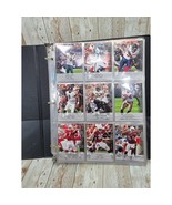 Over 135 Football Cards Binder Over 135 Cards Full of Legends - $477.07 MXN