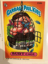 Burt Cage Garbage Pail Kids trading card Vintage 1986 - £2.31 GBP