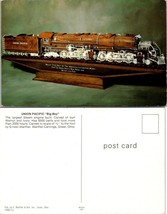 Ohio(OH) Dover Warther Carvings Union Pacific Wooden Train Railroad VTG Postcard - £7.51 GBP