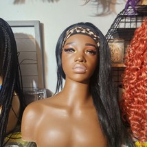 Angels Beauty Straight Headband Wig for Women Black 18 Inch Long Straight... - £13.29 GBP