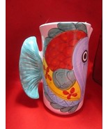 Fish Pitcher Italian Pottery 8&quot; Vietri Italy - €46,61 EUR
