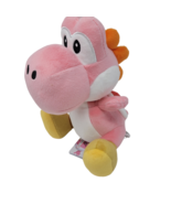 Sanei Super Mario All Star Collection 8&quot; Pink Yoshi Plush (S) AC46 Japan... - £16.35 GBP