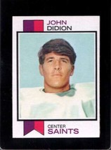 1973 Topps #192 John Didion Ex Saints *XR18867 - £1.18 GBP