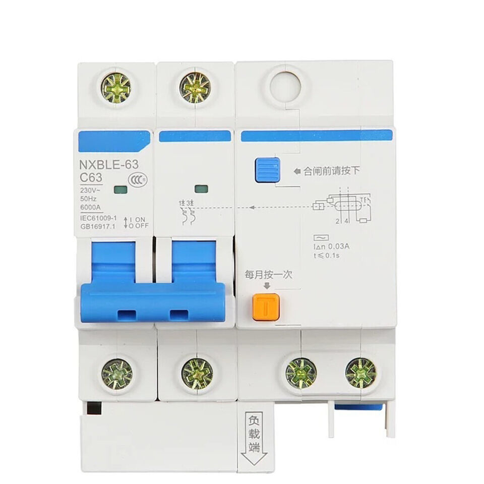 For Chint NXBLE-63 2P 63A Series Leakage Protector C-Type Circuit Breaker - $23.64