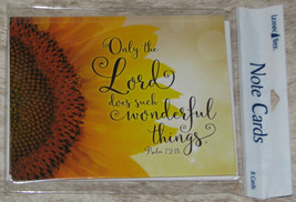 LEANIN TREE Only the Lord Does Such Wonderful Things~Pack of 8 Notecards #35607~ - £6.20 GBP