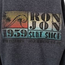 Ron Jon Surf Shop Sweatshirt L Pullover Navy Blue Graphics Vtg 90s Y2K Coastal - £23.32 GBP