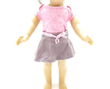 American Girl Truly Me Meet Outfit True Spirit Pink Top Skirt Panties Re... - £7.78 GBP