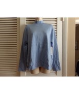 Pursuits. Ltd baby blue silk blend turtleneck L NWT Classic soft Transition - $23.48 CAD