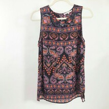 Violet &amp; Claire Sheer Multi-Color Women&#39;s Top Tunic Keyhole Back &amp; Front... - $273.70 MXN