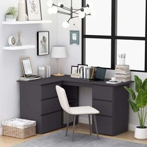  Corner Desk Gray Engineered wood Compact Corner Desk - $4,063.91 MXN