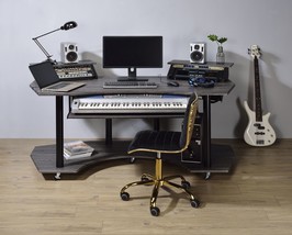 ACME Eleazar Computer Desk Black Oak - £580.46 GBP