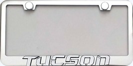 Hyundai Tucson 3D  Stainless Steel License Frame + Protective Plate Lens - $35.00