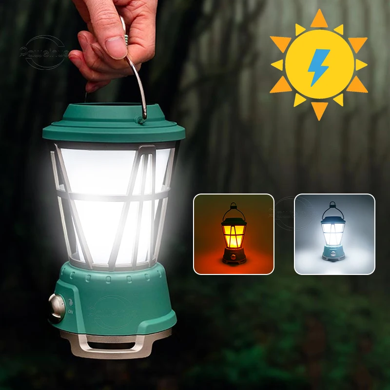 1000W Powerful Portable Lantern Rechargeable Hand Lamp USB Outdoor Camping Flash - £74.90 GBP