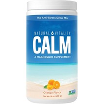Natural Vitality Calm Anti-Stress Drink Mix, Magnesium Supplement Orange 16 Oz.. - £39.56 GBP