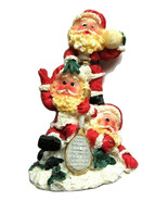 3 SANTA&#39;S FIGURINE - £5.98 GBP