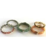 5 Vintage Womens Bangle Bracelets All Magnetic Closures, Some TLC Missin... - $369.76 MXN