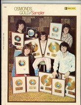 Osmonds GOLD/ Sampler Music Book Lots Of Pictures &amp; Music - £15.92 GBP