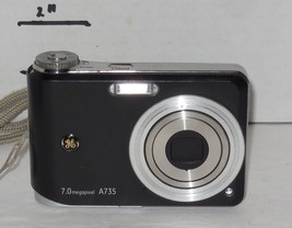 GE General Electric A735  7.0MP Digital Camera - Black Tested Works - £41.58 GBP