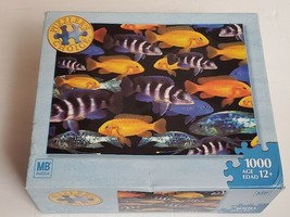 Puzzler&#39;s Choice School of Fish 1000 Piece Puzzle 20 1/8&quot; x 26 3/16&quot; Fac... - $18.69