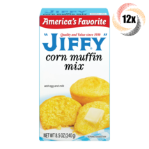 12x Boxes Jiffy America's Favorite Corn Muffin Mix | 8.5oz | Fast Shipping! - $27.15