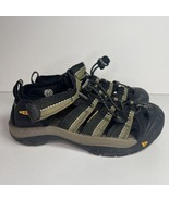 Keen Little Kids Sz 1 Newport H2 Sandals Black Tan Waterproof Hiking Water Shoes - $19.99