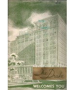 The Drake Welcomes You Hotel Lake Shore Drive Chicago Vintage Employee H... - €17,09 EUR