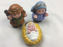 Fisher Price Little People Nativity Mary Joseph Baby Jesus - $24.72