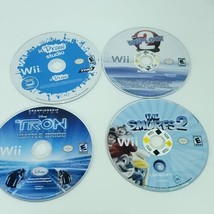 Nintendo Wii Games Lot of 4 Bundle Tron Smurfs 2 U Draw Wipeout 2  - £18.15 GBP