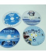Nintendo Wii Games Lot of 4 Bundle Tron Smurfs 2 U Draw Wipeout 2  - £18.03 GBP