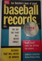 Dell Sports Book Joe Reichler’s Book Of Great Baseball Records 1958 - $8.19 CAD