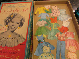 Gabriel #303 Shirley Temple Magnetic Doll Box &amp; Clothes Gabriel Industries Ny - £14.94 GBP