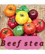 240+ Rainbow Beefsteak Mix Tomato Seeds Heirloom Organic Non Gmo Fresh Top - €4,37 EUR