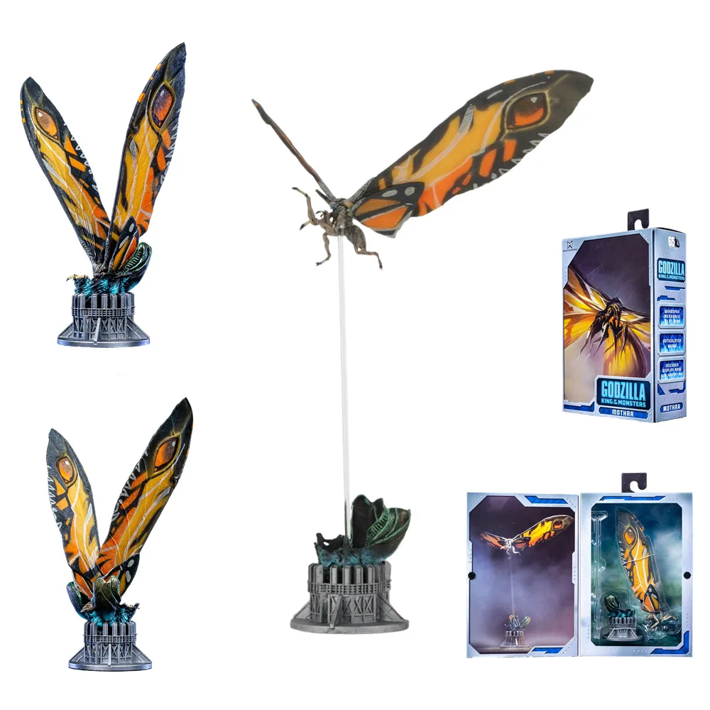 NECA 2019 Godzilla Mothra Rodan PVC Action Figure Kids Gift 18cm - $38.78+