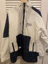 Vintage BOSS American Paris Collection Nautical Windbreaker Jacket XL Hoodie - £194.93 GBP