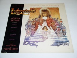 David Bowie Labyrinth Promo Cardboard Album Flat Poster Card 1986 Double... - $24.99