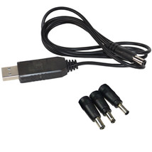 USB to DC 12V 2A Converter Cable Barrel Plug Connector -C+ Cable Cord Lead Wire - £15.97 GBP